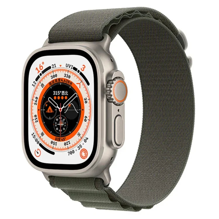 Pulseira de Nylon para Relógio, Para Apple Watch Ultra 49mm