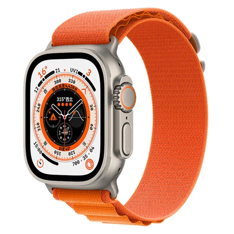 Pulseira de Nylon para Relógio, Para Apple Watch Ultra 49mm