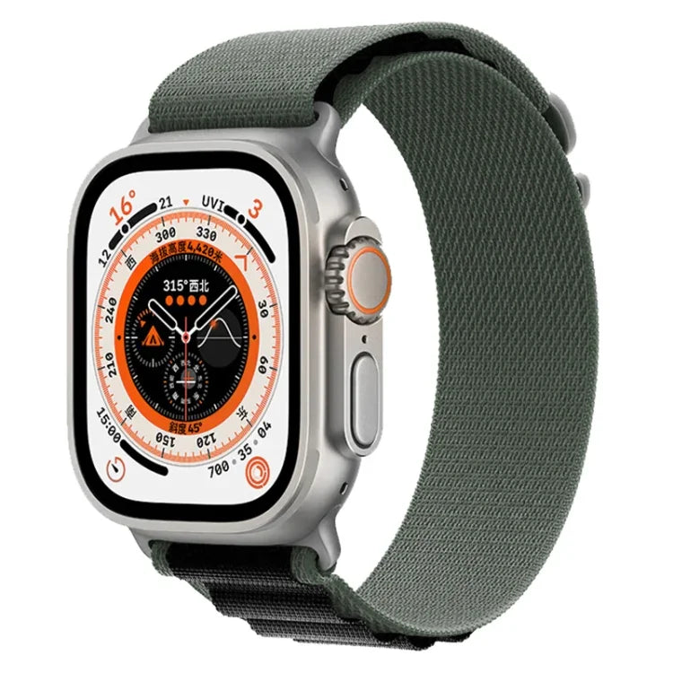 Pulseira de Nylon para Relógio, Para Apple Watch Ultra 49mm