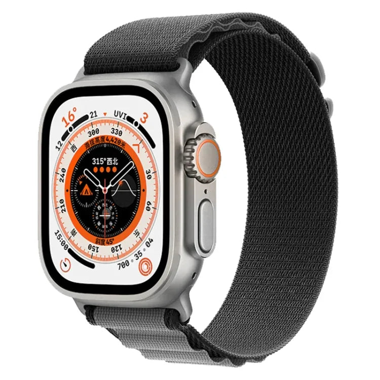 Pulseira de Nylon para Relógio, Para Apple Watch Ultra 49mm