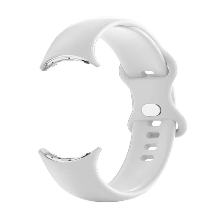 Pulseira de Relógio em Silicone de Cor Única para Google Pixel Watch 4 / 3 / 2 / 1 41mm, Homem, Mulher