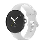 Pulseira de Relógio em Silicone de Cor Única para Google Pixel Watch 4 / 3 / 2 / 1 41mm, Homem, Mulher