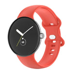 Pulseira de Relógio em Silicone de Cor Única para Google Pixel Watch 4 / 3 / 2 / 1 41mm, Homem, Mulher