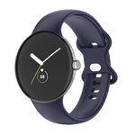 Pulseira de Relógio em Silicone de Cor Única para Google Pixel Watch 4 / 3 / 2 / 1 41mm, Homem, Mulher