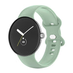 Pulseira de Relógio em Silicone de Cor Única para Google Pixel Watch 4 / 3 / 2 / 1 41mm, Homem, Mulher