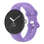 Pulseira de Relógio em Silicone de Cor Única para Google Pixel Watch 4 / 3 / 2 / 1 41mm, Homem, Mulher