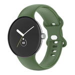 Pulseira de Relógio em Silicone de Cor Única para Google Pixel Watch 4 / 3 / 2 / 1 41mm, Homem, Mulher