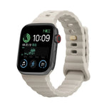 Pulseira de relógio em silicone com fivela invertida, para Apple Watch Ultra 49mm / Series 8&7 45mm / SE 2&6&SE&5&4 44mm / 3&2&1 42mm, para Apple Watch Series 8&7 41mm / SE 2&6&SE&5&4 40mm / 3&2&1 38mm