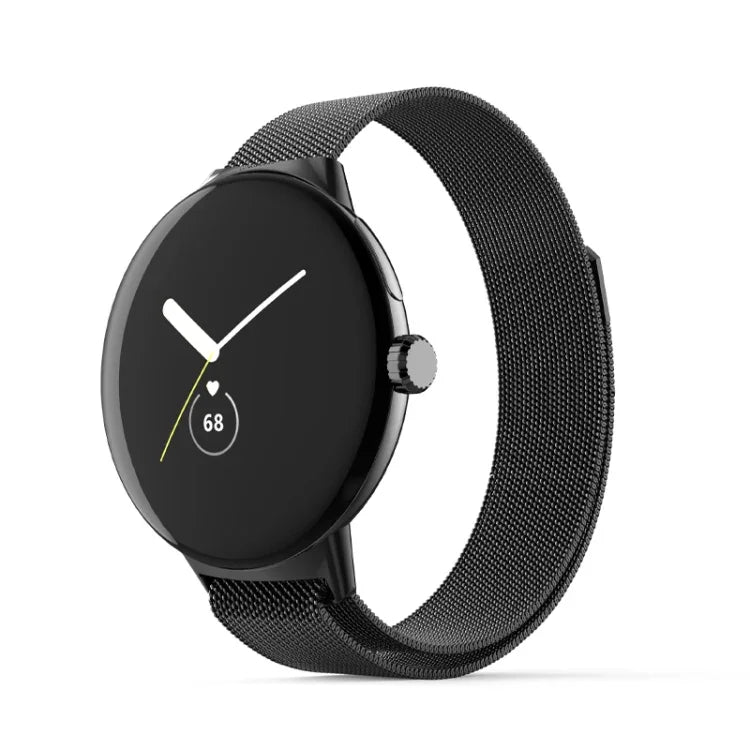 Pulseira de Relógio em Metal de Aço Inoxidável Milanesa, Para Google Pixel Watch