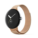 Pulseira de Relógio em Metal de Aço Inoxidável Milanesa, Para Google Pixel Watch