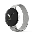 Pulseira de Relógio em Metal de Aço Inoxidável Milanesa, Para Google Pixel Watch