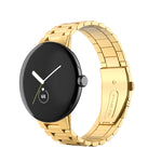 Pulseira de Relógio em Metal de Aço Inoxidável de Três Fios, Para Google Pixel Watch 4 / 3 / 2 / 1 41mm