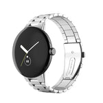 Pulseira de Relógio em Metal de Aço Inoxidável de Três Fios, Para Google Pixel Watch 4 / 3 / 2 / 1 41mm