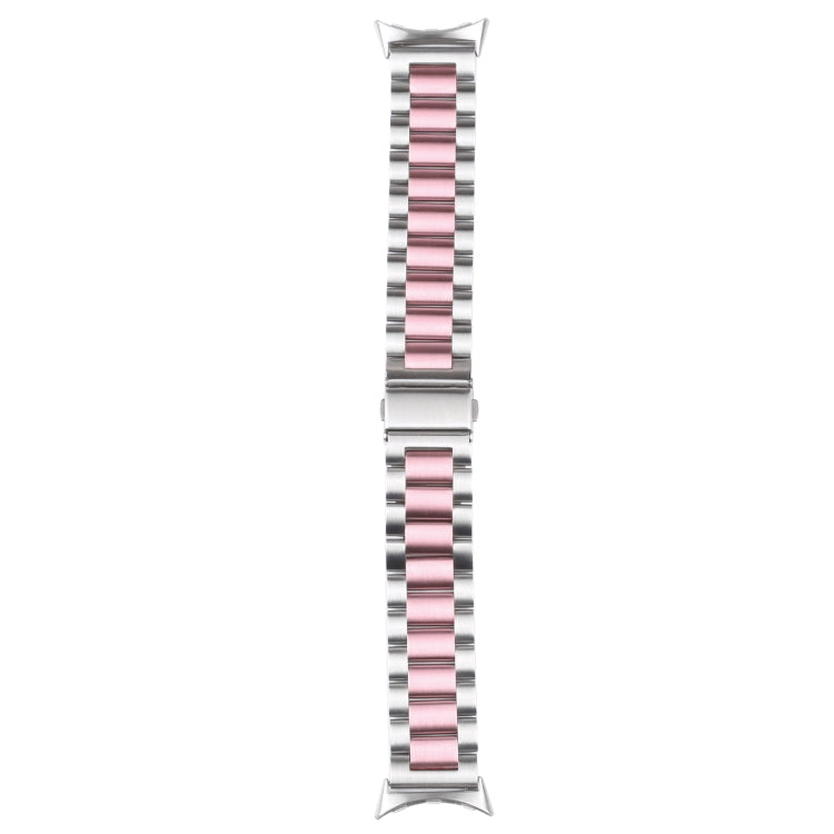 Pulseira de Relógio em Metal de Aço Inoxidável de Três Fios, Para Google Pixel Watch 4 / 3 / 2 / 1 41mm