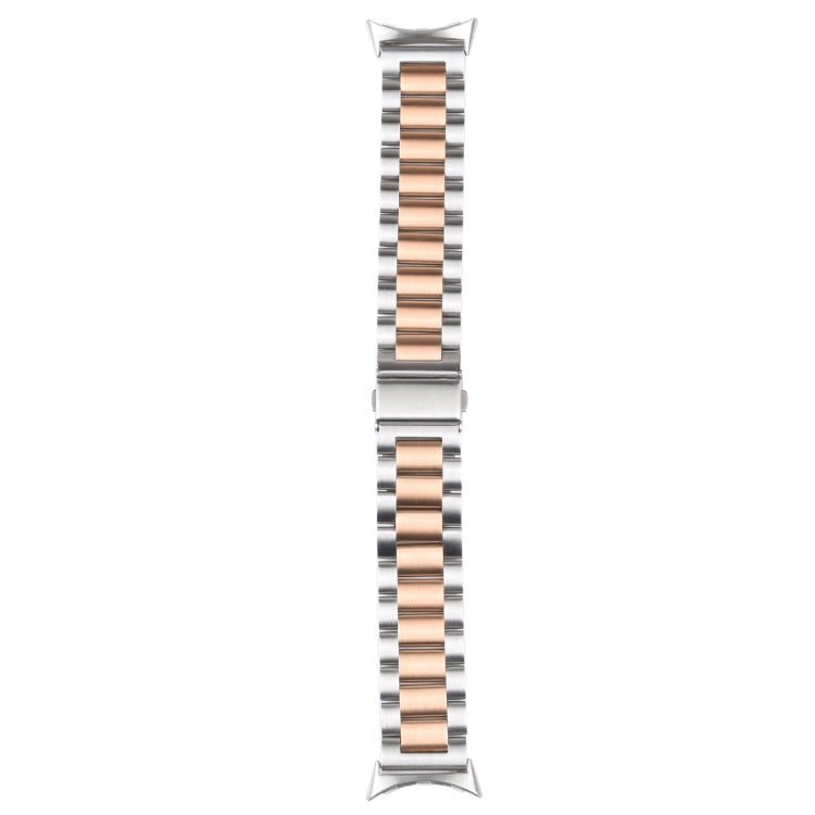 Pulseira de Relógio em Metal de Aço Inoxidável de Três Fios, Para Google Pixel Watch 4 / 3 / 2 / 1 41mm