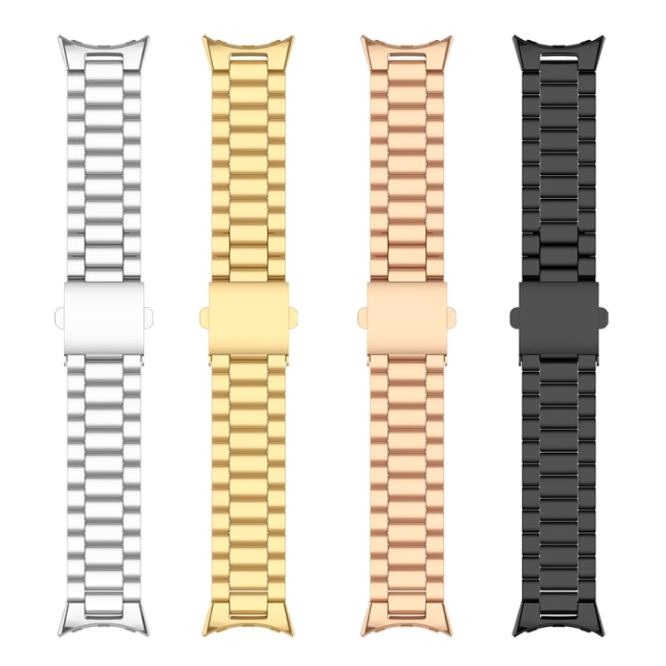 Pulseira de Relógio em Metal de Aço Inoxidável de Três Fios, Para Google Pixel Watch 4 / 3 / 2 / 1 41mm