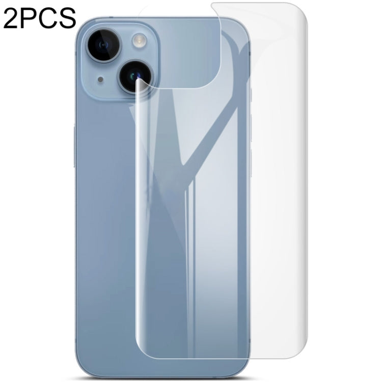 2pcs Película Hidrogel Curvada imak Protetora Traseira para Telemóvel, Para iPhone 14, Para iPhone 14 Plus, Para iPhone 14 Pro, Para iPhone 14 Pro Max, Para Huawei Mate 50, Para Huawei Mate 50 Pro