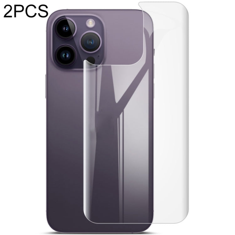 2pcs Película Hidrogel Curvada imak Protetora Traseira para Telemóvel, Para iPhone 14, Para iPhone 14 Plus, Para iPhone 14 Pro, Para iPhone 14 Pro Max, Para Huawei Mate 50, Para Huawei Mate 50 Pro
