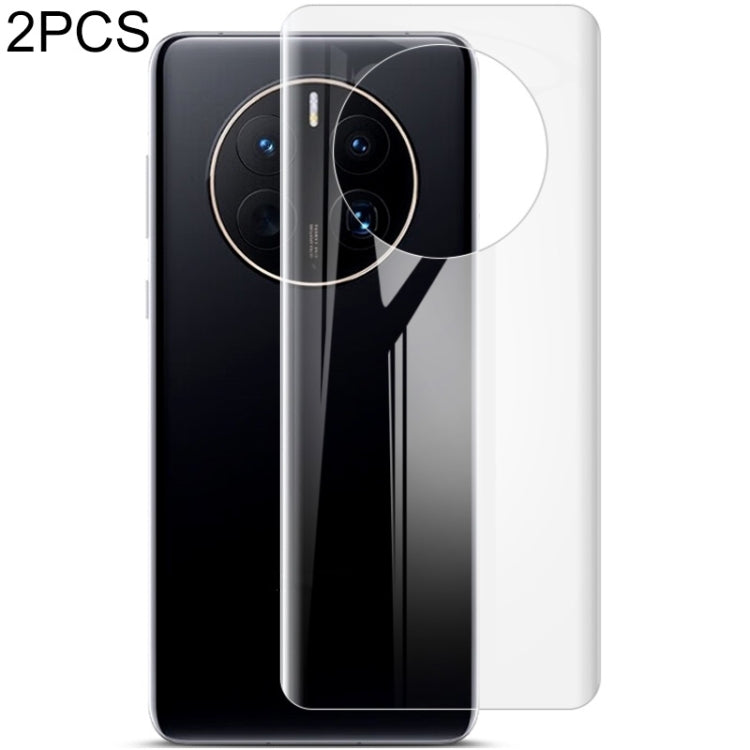 2pcs Película Hidrogel Curvada imak Protetora Traseira para Telemóvel, Para iPhone 14, Para iPhone 14 Plus, Para iPhone 14 Pro, Para iPhone 14 Pro Max, Para Huawei Mate 50, Para Huawei Mate 50 Pro