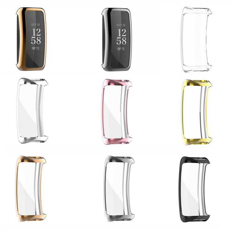 Full Coverage TPU Electroplating Watch Protective Case, For Fitbit Inspire3