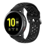 20mm Clasp Solid Color Sport Wrist Strap Watchband, For Huawei Watch GT2 42MM, For Galaxy Watch Active2 / Active
