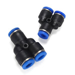 PY-14 LAIZE 2pcs Conector Rápido Pneumático em Plástico Tipo Y Redutor, PY-4 (10pcs), PY-6 (10pcs), PY-8 (10pcs), PY-10 (10pcs), PY-12 (10pcs), PY-14 (2pcs), PY-16 (2pcs)