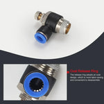 Conector Pneumático de Válvula de Aceleração SL4-01 LAIZE 2pcs, SL4-01 (2pcs), SL4-02, SL4-M5 (2pcs), SL6-01 (2pcs), SL6-02, SL6-03, SL6-04, SL6-M5 (2pcs), SL8-01 (2pcs), SL8-02, SL8-03, SL8-04, SL10-01 (2pcs), SL10-02, SL10-03, SL10-04, SL12-02