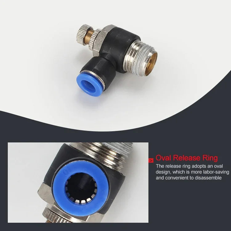 Conector Pneumático de Válvula de Aceleração SL4-01 LAIZE 2pcs, SL4-01 (2pcs), SL4-02, SL4-M5 (2pcs), SL6-01 (2pcs), SL6-02, SL6-03, SL6-04, SL6-M5 (2pcs), SL8-01 (2pcs), SL8-02, SL8-03, SL8-04, SL10-01 (2pcs), SL10-02, SL10-03, SL10-04, SL12-02