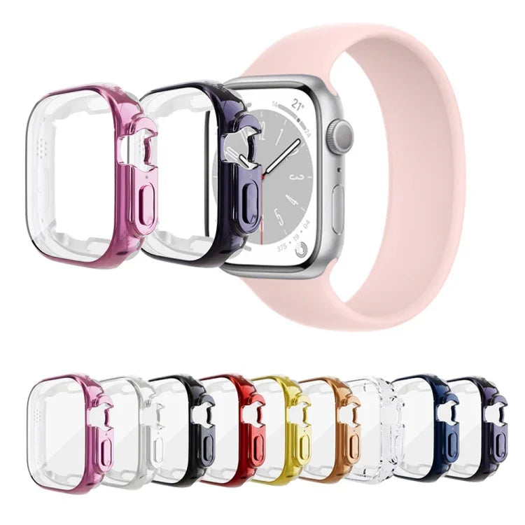 Capa TPU Antichoque com Revestimento Total, Para Apple Watch 9 / 8 / 7 45mm, Para Apple Watch 8 / 7 45mm, Para Apple Watch 9 / 8 / 7 41mm