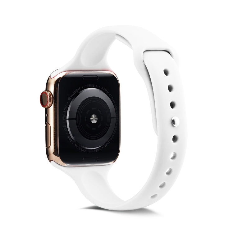 Correia de Pulso Substituta Fina em Silicone, Para Apple Watch 5/4 44mm & 3/2/1 42mm, Para Apple Watch 5/4 40mm & 3/2/1 38mm