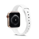 Correia de Pulso Substituta Fina em Silicone, Para Apple Watch 5/4 44mm & 3/2/1 42mm, Para Apple Watch 5/4 40mm & 3/2/1 38mm