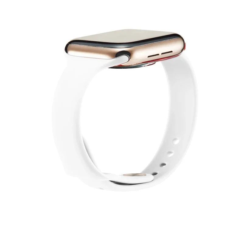 Correia de Pulso Substituta Fina em Silicone, Para Apple Watch 5/4 44mm & 3/2/1 42mm, Para Apple Watch 5/4 40mm & 3/2/1 38mm