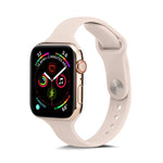 Correia de Pulso Substituta Fina em Silicone, Para Apple Watch 5/4 44mm & 3/2/1 42mm, Para Apple Watch 5/4 40mm & 3/2/1 38mm