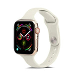 Correia de Pulso Substituta Fina em Silicone, Para Apple Watch 5/4 44mm & 3/2/1 42mm, Para Apple Watch 5/4 40mm & 3/2/1 38mm