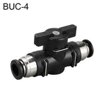 Conector Rápido Pneumático de Válvula Manual LAIZE, BUC-4, BUC-6, BUC-8, BUC-10, BUC-12, HVFF-4, HVFF-6, HVFF-8, HVFF-10, HVFF-12