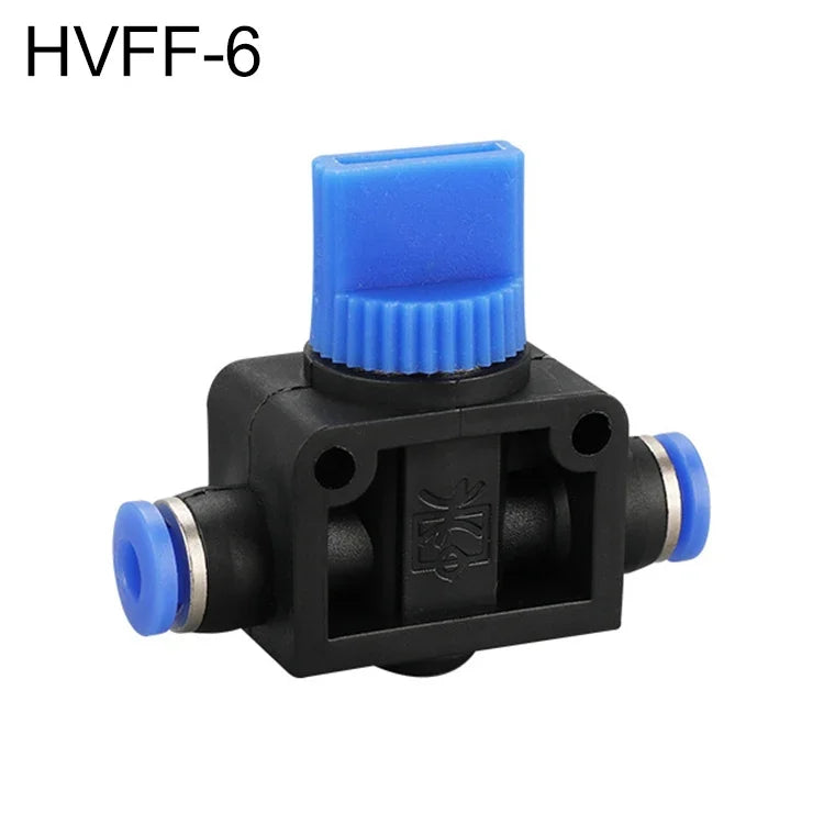 Conector Rápido Pneumático de Válvula Manual LAIZE, BUC-4, BUC-6, BUC-8, BUC-10, BUC-12, HVFF-4, HVFF-6, HVFF-8, HVFF-10, HVFF-12
