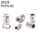 PCF6-02 LAIZE 2pcs Conector Rápido Pneumático de Rosca Fêmea Reto, PCF4-01 (10pcs), PCF4-02 (10pcs), PCF6-01 (10pcs), PCF6-02 (2pcs), PCF6-03 (2pcs), PCF6-04 (1pc), PCF8-01 (2pcs), PCF8-02 (2pcs), PCF8-03 (1pc), PCF8-04 (1pc), PCF10-01 (1pc)