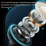 Auricular Bluetooth TWS com Cancelamento de Ruído e Microfone Duplo USAMS XJ13 XJ ENC, USAMS XJ13