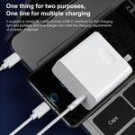 Adaptador de Energia para Portáteis Huawei, Carregador 65W, Carregador 65W + Cabo de Carregamento Rápido 1.5m, Carregador 65W + Cabo de Carregamento Rápido 2m