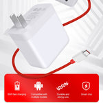 Adaptador de Carregamento Rápido Warp 65W para OnePlus 9, Carregador 65W, Carregador 65W + Cabo de Carregamento Rápido 1m, Carregador 65W + Cabo de Carregamento Rápido 1,5m, Carregador 65W + Cabo de Carregamento Rápido 2m