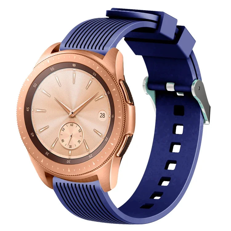 20mm Vertical Grain Silicone Watch Band, For Samsung Galaxy Watch5 40mm/44mm / Watch5 Pro