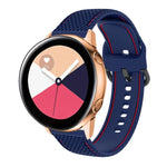 Correia de relógio em silicone com costura bicolor, Para Samsung Galaxy Watch5 40mm/44mm / Watch5 Pro
