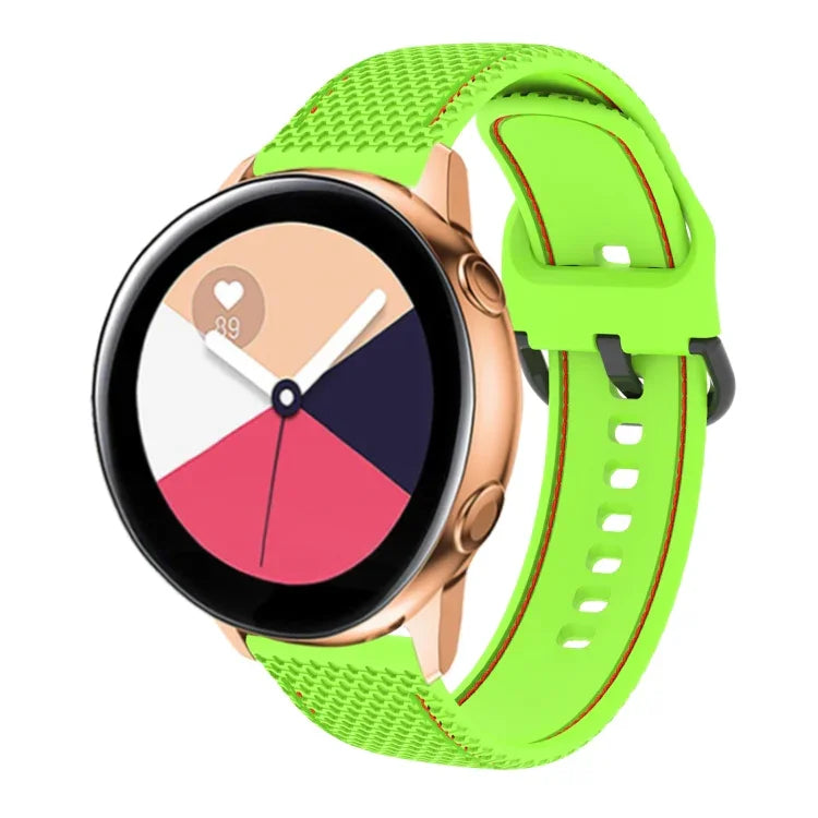 Correia de relógio em silicone com costura bicolor, Para Samsung Galaxy Watch5 40mm/44mm / Watch5 Pro