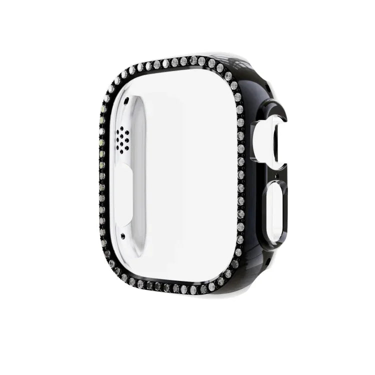 Caixa de Relógio Oca em PC Diamante, para Apple Watch Ultra 3 / 2 / 1 49mm