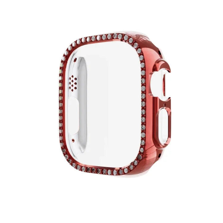 Caixa de Relógio Oca em PC Diamante, para Apple Watch Ultra 3 / 2 / 1 49mm