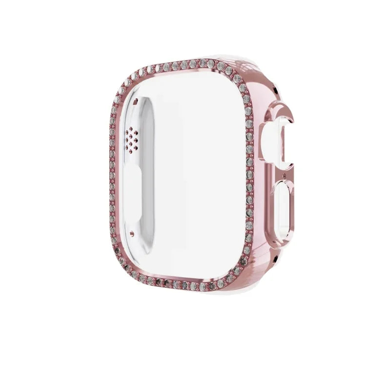 Caixa de Relógio Oca em PC Diamante, para Apple Watch Ultra 3 / 2 / 1 49mm