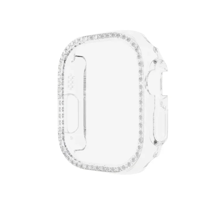 Caixa de Relógio Oca em PC Diamante, para Apple Watch Ultra 3 / 2 / 1 49mm