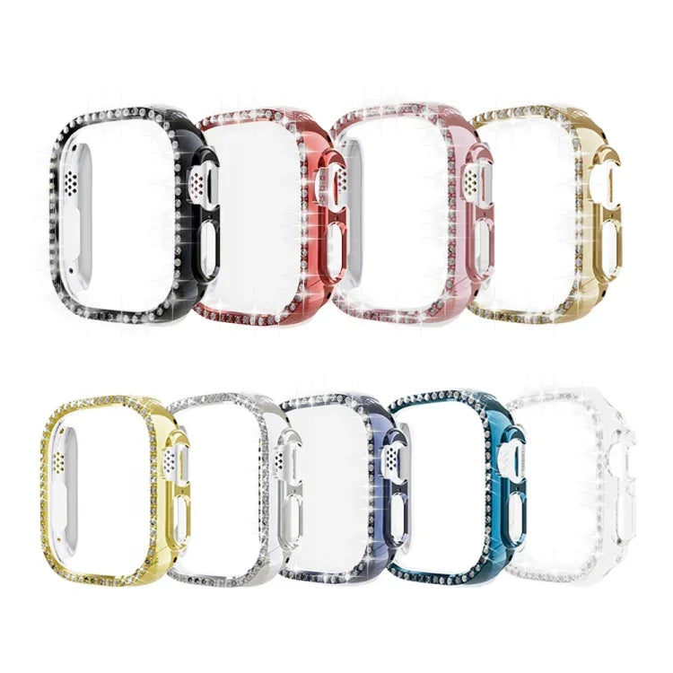 Caixa de Relógio Oca em PC Diamante, para Apple Watch Ultra 3 / 2 / 1 49mm