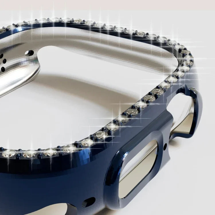 Caixa de Relógio Oca em PC Diamante, para Apple Watch Ultra 3 / 2 / 1 49mm