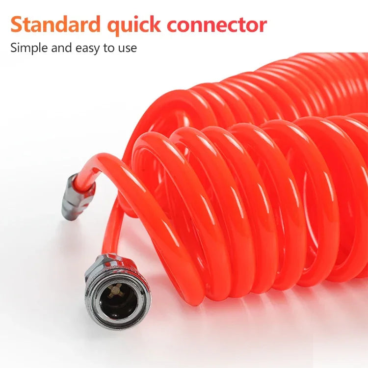Tubo Flexível de Primavera PU para Ar de Compressor LAIZE com Conector, 8x5mm, 3m, com Conector, 8x5mm, 6m, com Conector, 8x5mm, 9m, com Conector, 8x5mm, 12m, com Conector, 8x5mm, 15m, com Conector, 10x6,5mm, 6m, com Conector